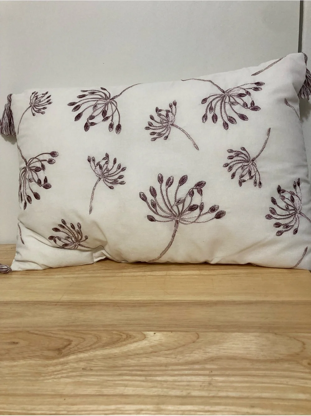 Madison Park pillow embroidery easy